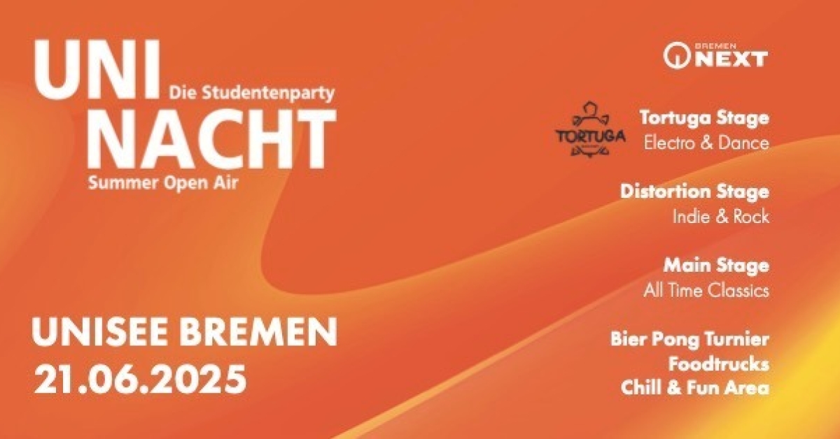 UNI NACHT - SOMMER OPEN AIR 2025 - VERSCHOBEN