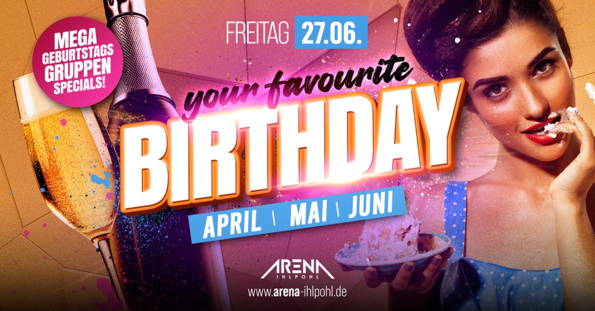 YOUR Favourite BIRTHDAY - APRIL | MAI | JUNI