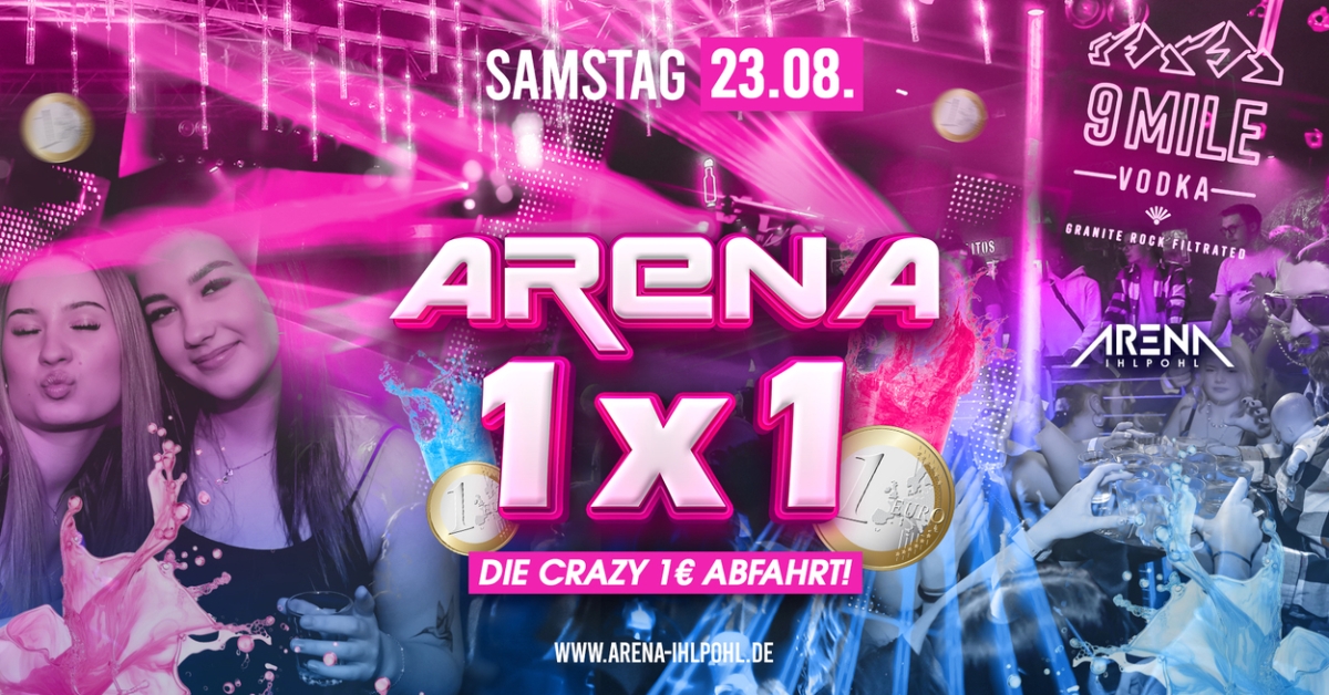 ARENA 1 X 1 - Die Crazy 1€ Abfahrt!