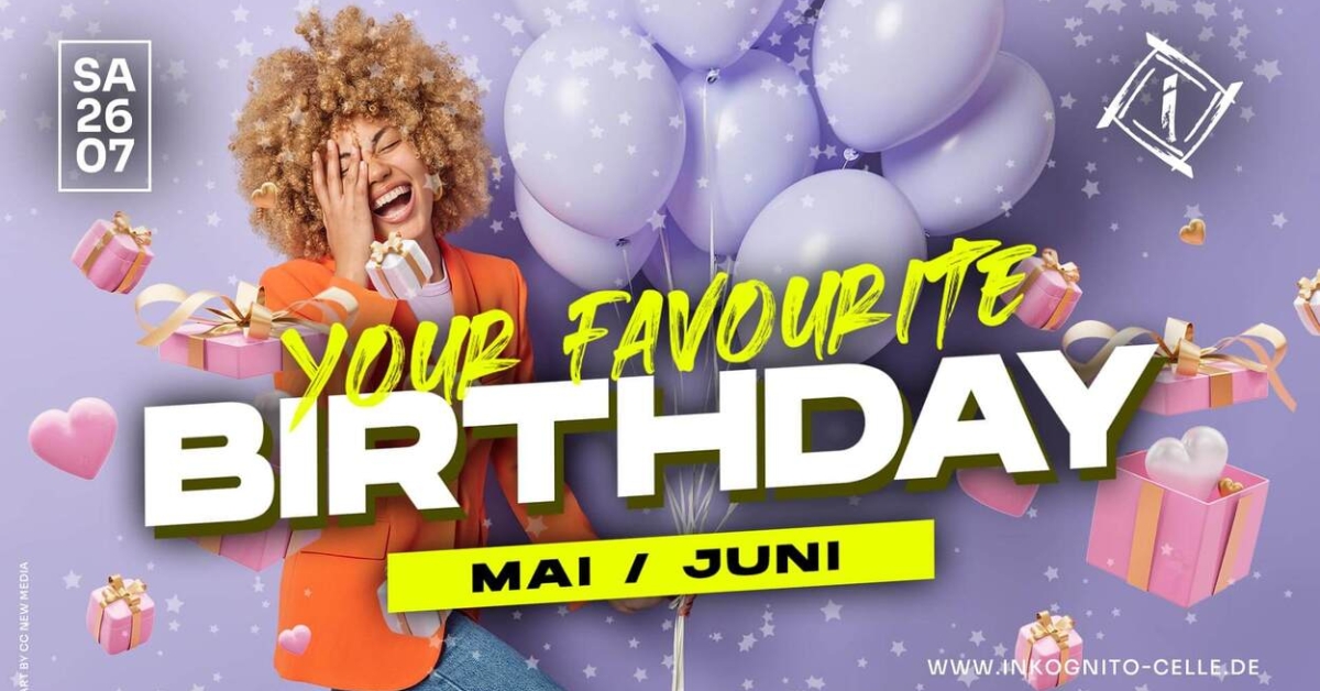 YOUR FAVOURITE BIRTHDAY (MAI/JUNI)