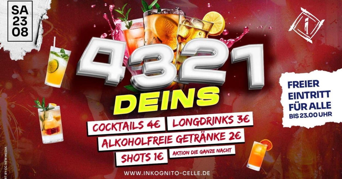 4-3-2-1 DEINS!