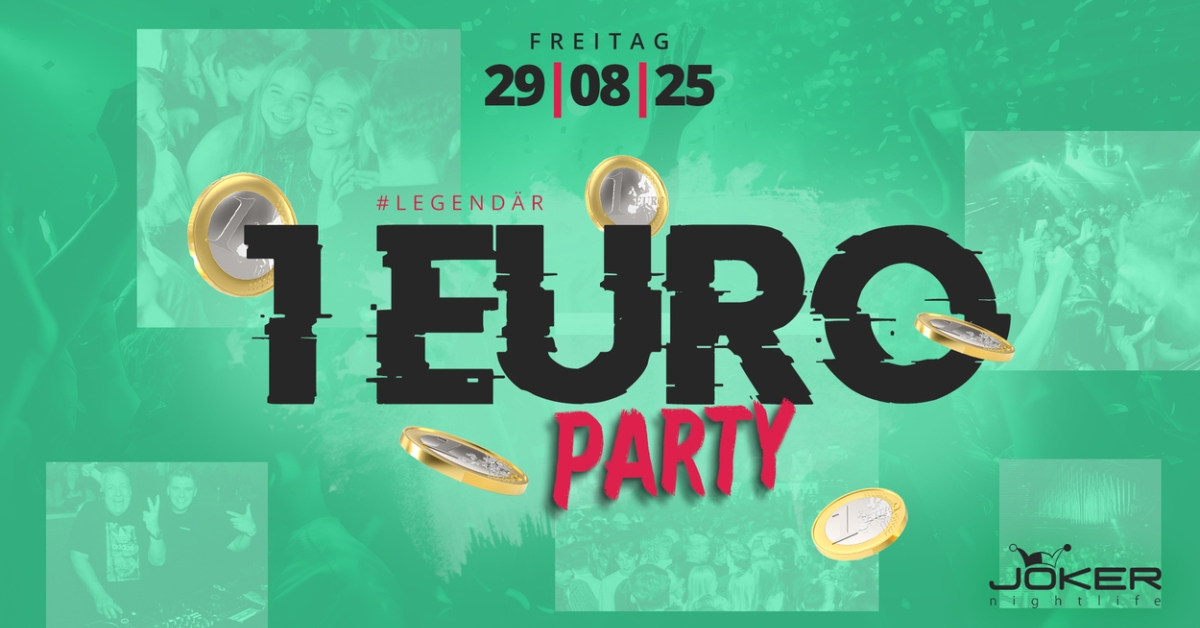 Die legendäre 1€ Party