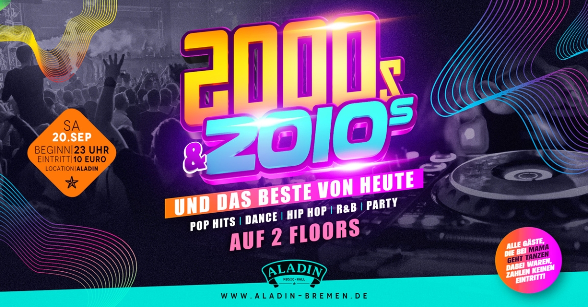 2000s & 2010s Party - auf 2 Floors!