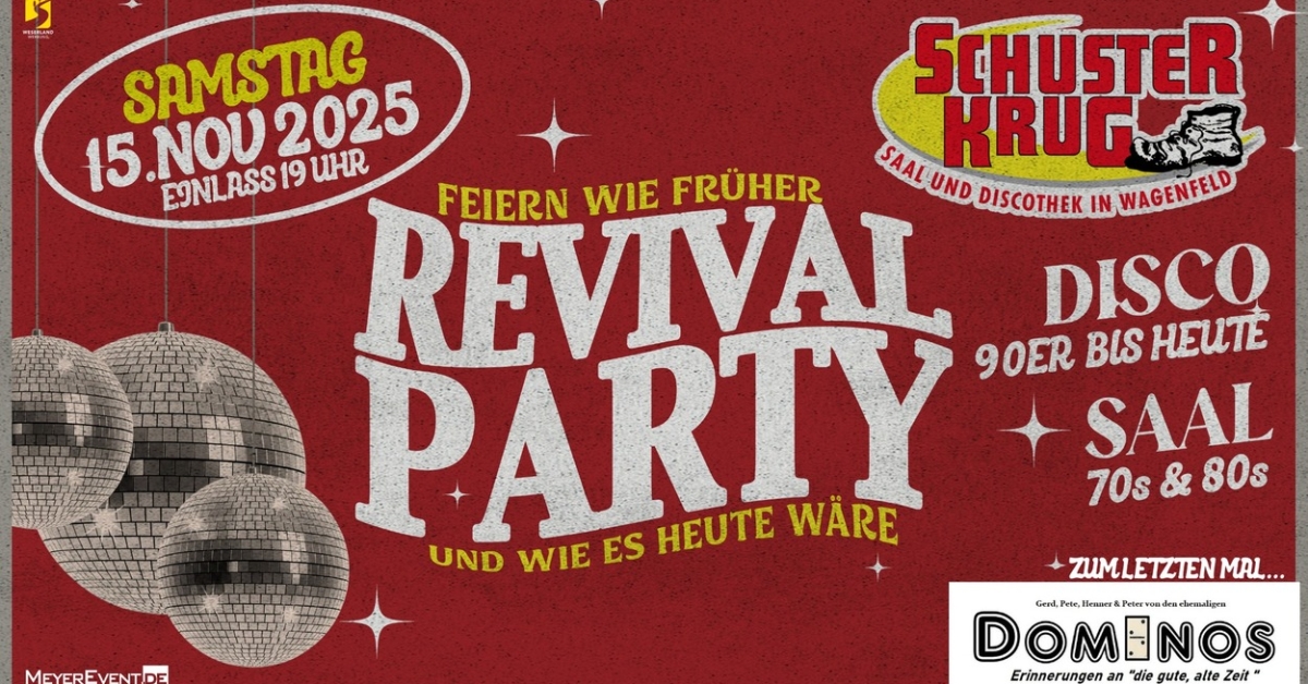 Schusterkrug Revival Party