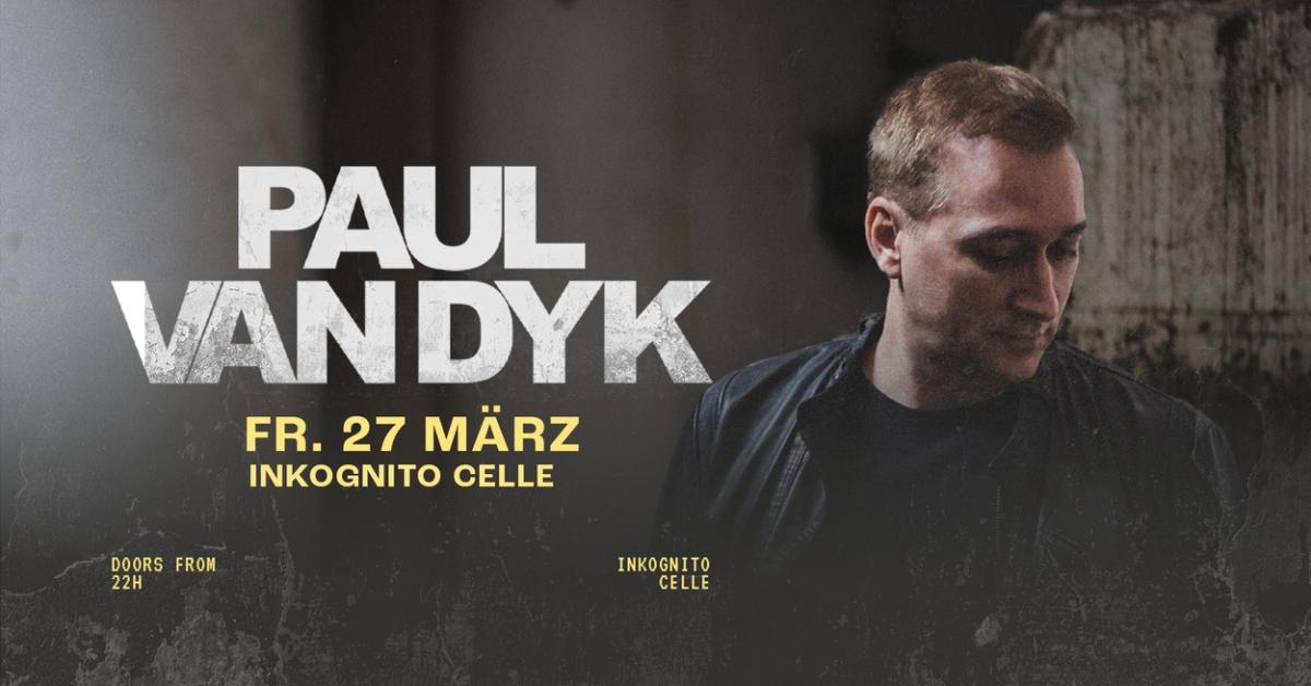 PAUL VAN DYK LIVE - THE WORLD IS OURS TOUR 2026