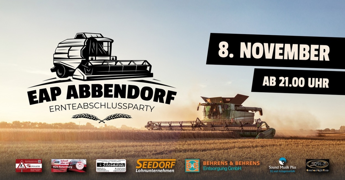 Ernteabschlussparty Abbendorf 2025