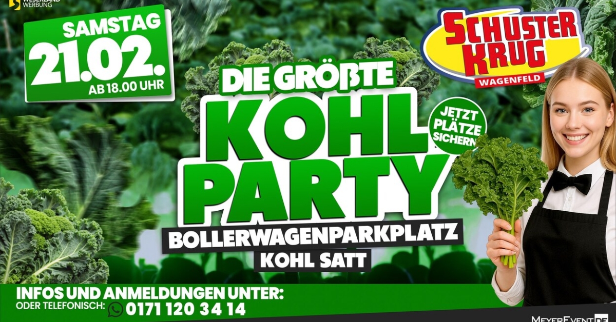 Die große Schusterkrug-Kohlparty