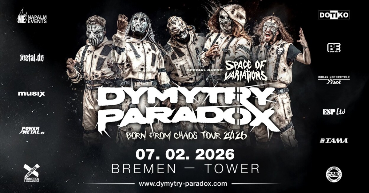 Dymytry Paradox - BORN FROM CHAOS Tour 2026 