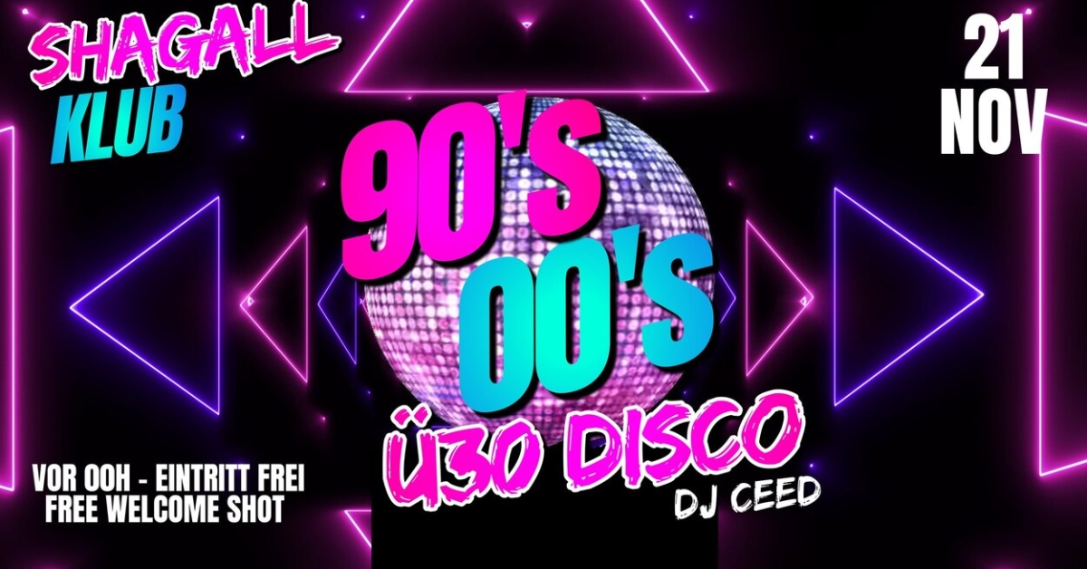 Ü30 - 90's & 00's Party