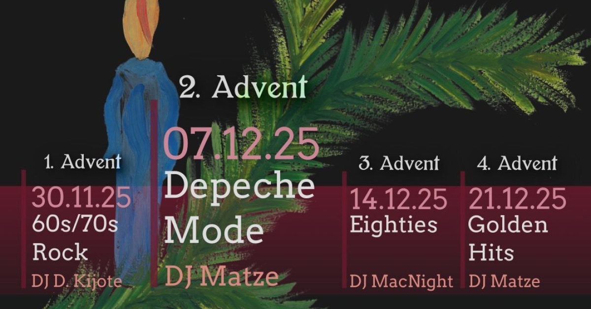 Honey Café - 2. Advent - Depeche Mode mit DJ Matze