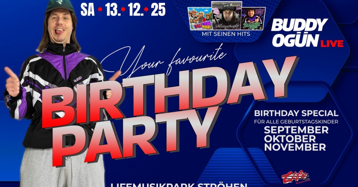 BIRTHDAY PARTY | BUDDY OGÜN live 