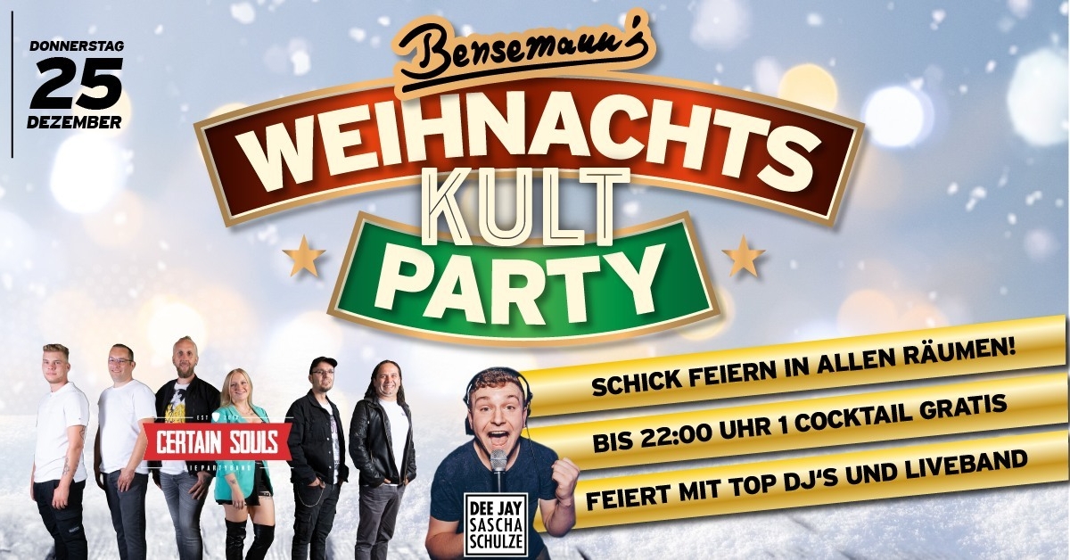 Weihnachts-Kultparty 2025