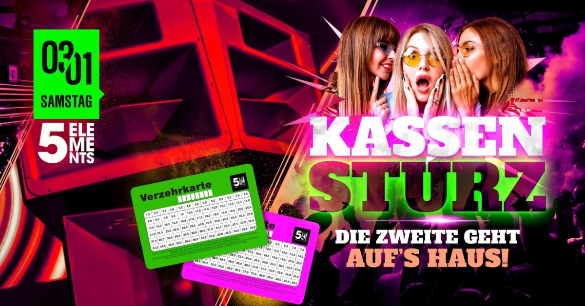 KASSENSTURZ - DIE ZWEITE GEHT AUF'S HAUS 