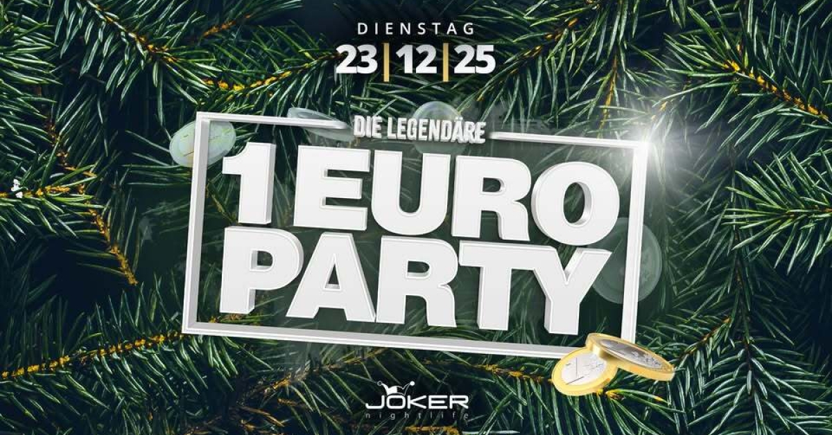 Die legendäre 1€ Party