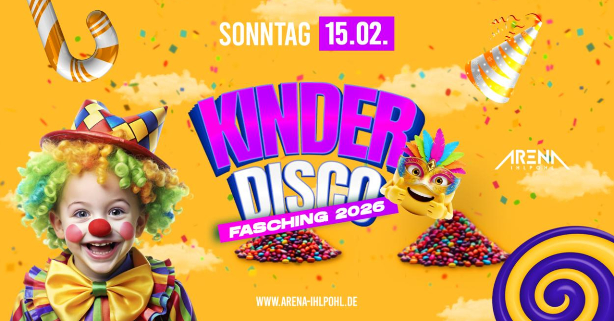 KINDER DISCO – Fasching 2026