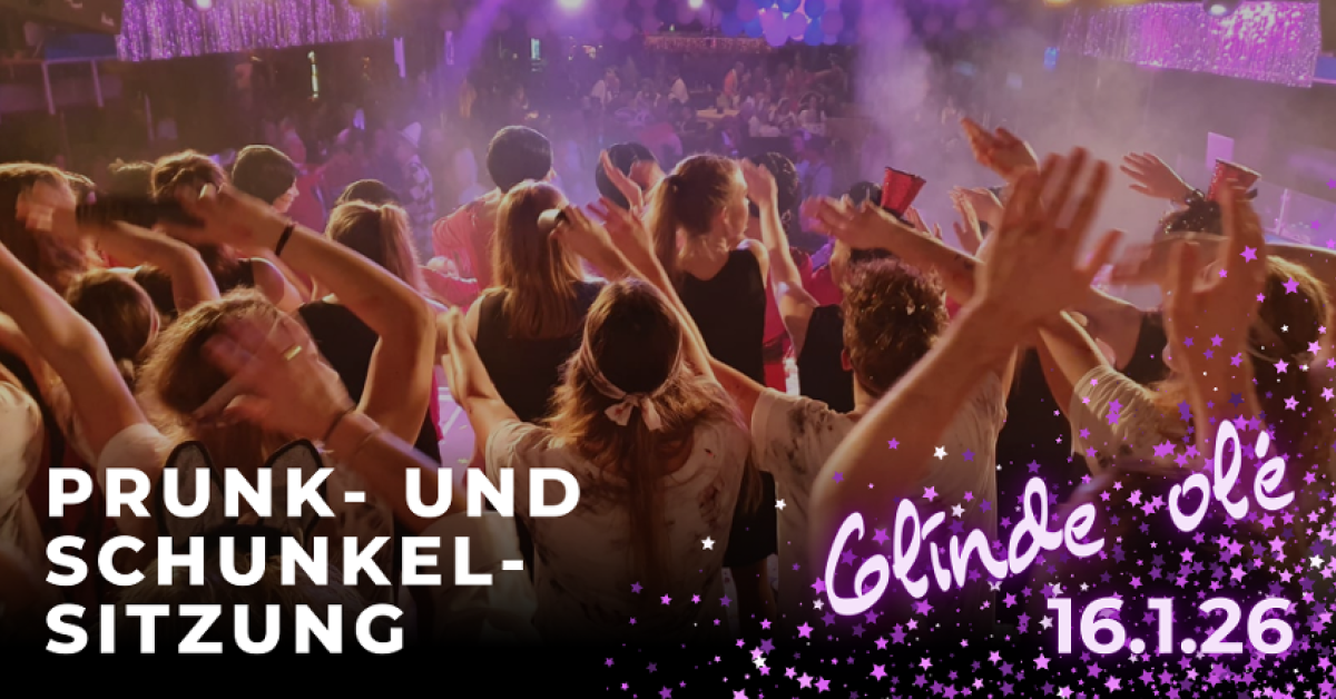 PRUNK UND SCHUNKEL SITZUNG DES SV GLINDE KORNBECK