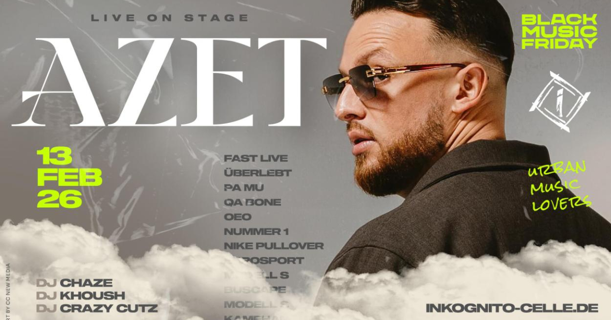 BLACK MUSIC FRIDAY pres. AZET LIVE