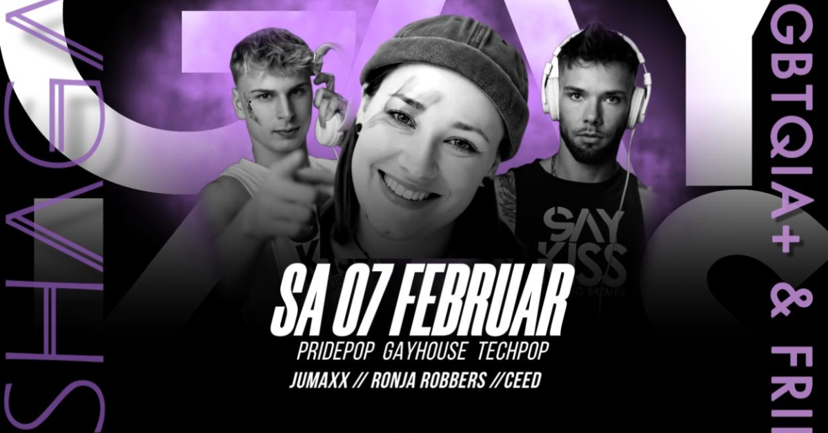 GAYKISS CLUBBING - MIT DJANE RONJA ROBBERS