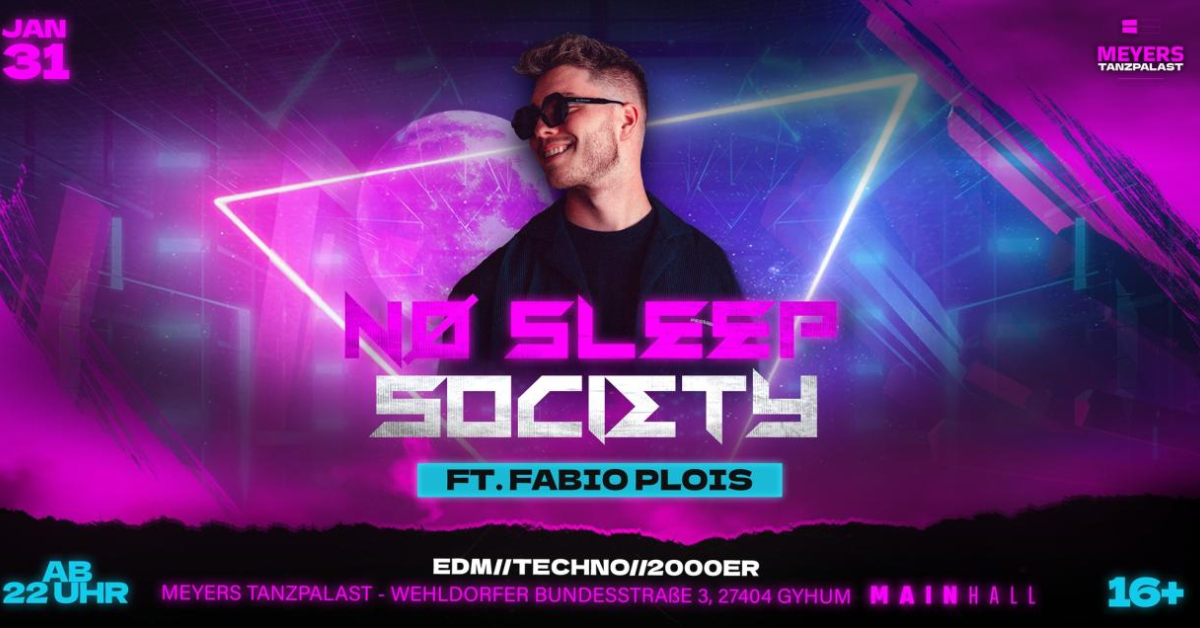 NO SLEEP SOCIETY ft. FABIO PLOIS