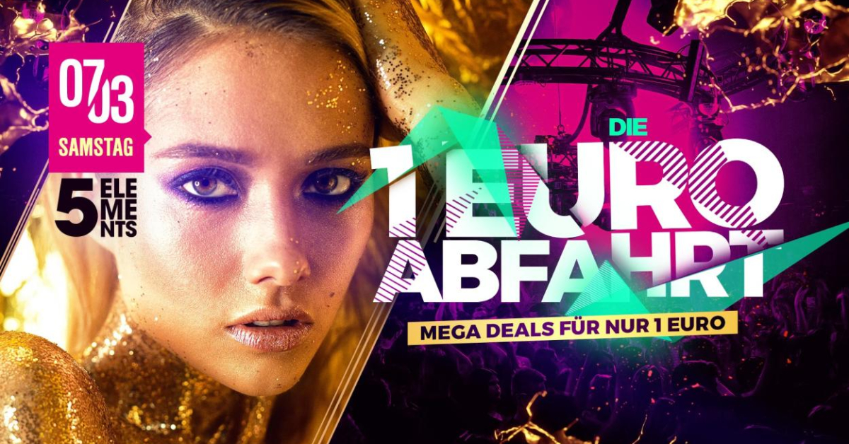 1 EURO ABFAHRT - MEGA DEALS FÜR NUR 1€ 