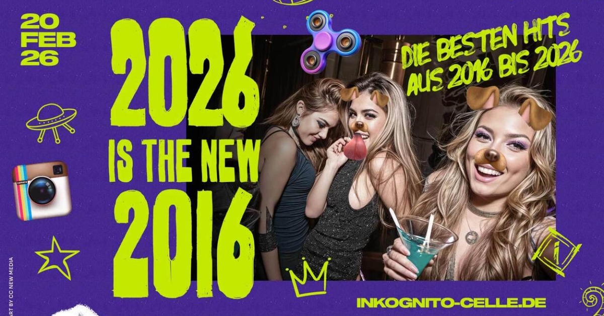 2026 IS THE NEW 2016 - DIE PARTY ZUM MEGA TREND