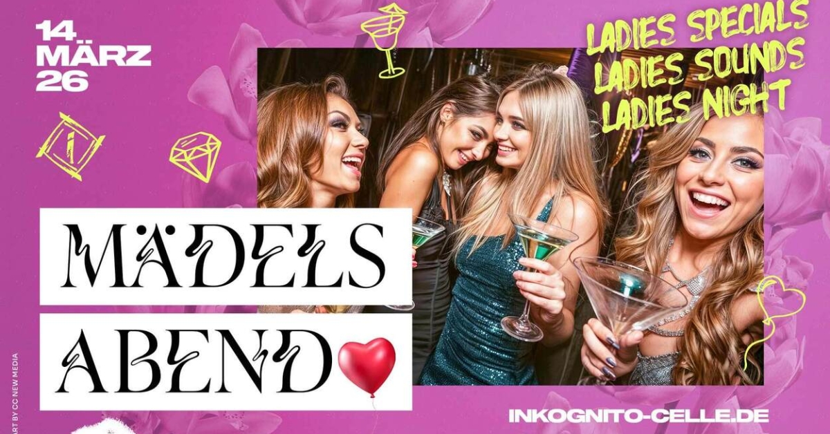 MÄDELSABEND - FREIER EINTRITT & 5€ FREIVERZEHR FÜR ALLE MÄDELS