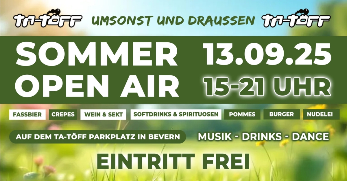 SOMMER OPEN AIR - Eintritt frei