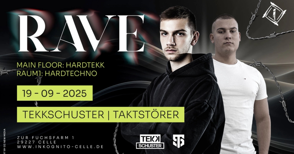 RAVE pes. TEKKSCHUSTER & TAKTSTOERER LIVE