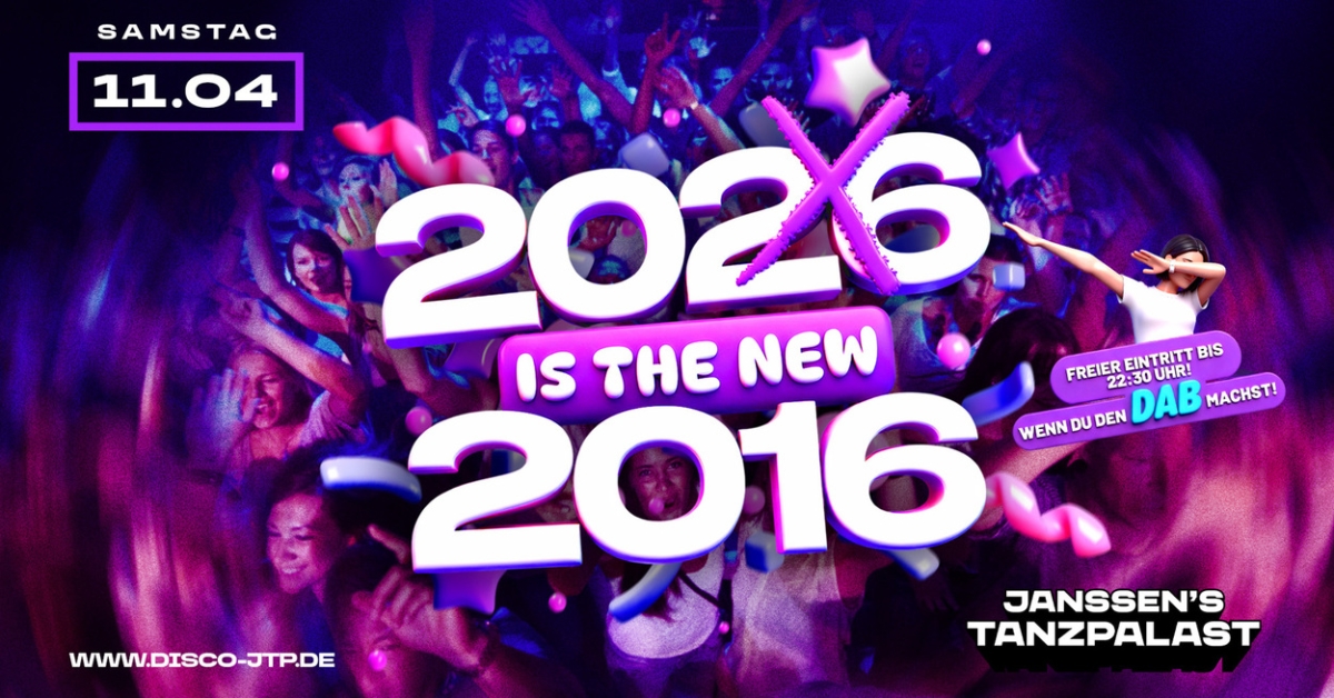 2026 IS THE NEW 2016 I Die Throwbackparty zum MEGA-TREND 