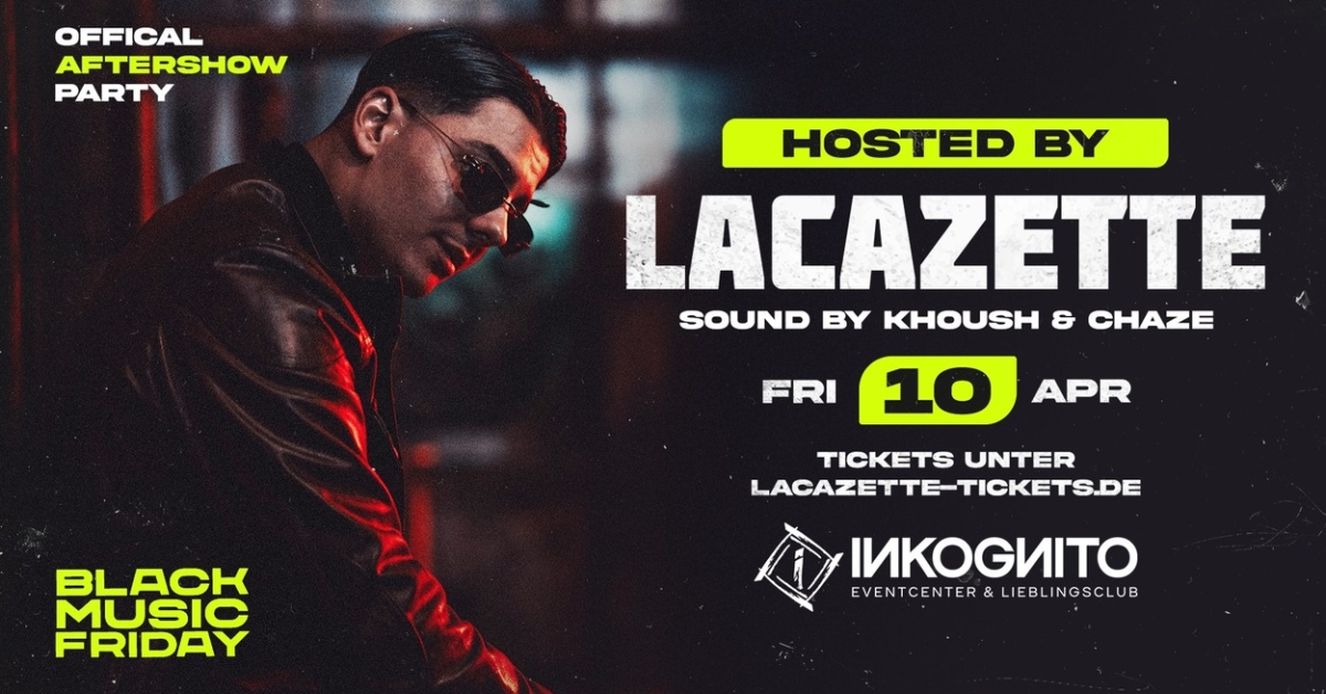 BLACK MUSIC FRIDAY pres. LACAZETTE