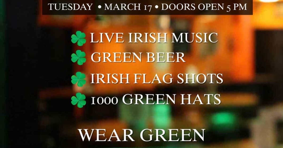 ST. PATRICK’S DAY PARTY