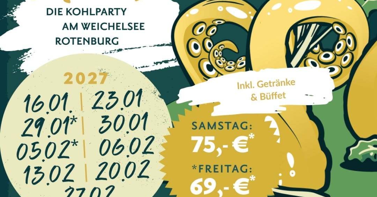 StrandKohl 2027 - die Kohlparty am Weichelsee