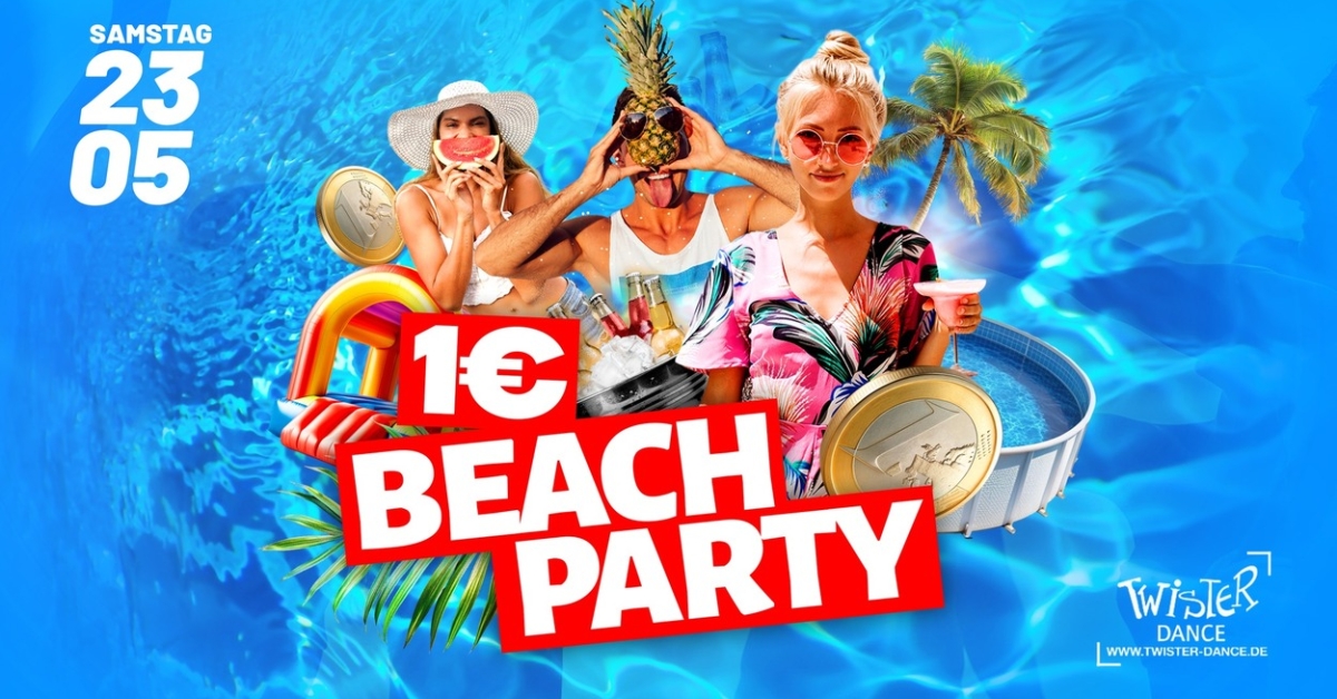 1,- EURO BEACH PARTY