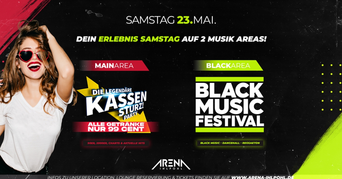 KASSENSTURZ vs. BLACK MUSIC FESTIVAL | 2 AREAS