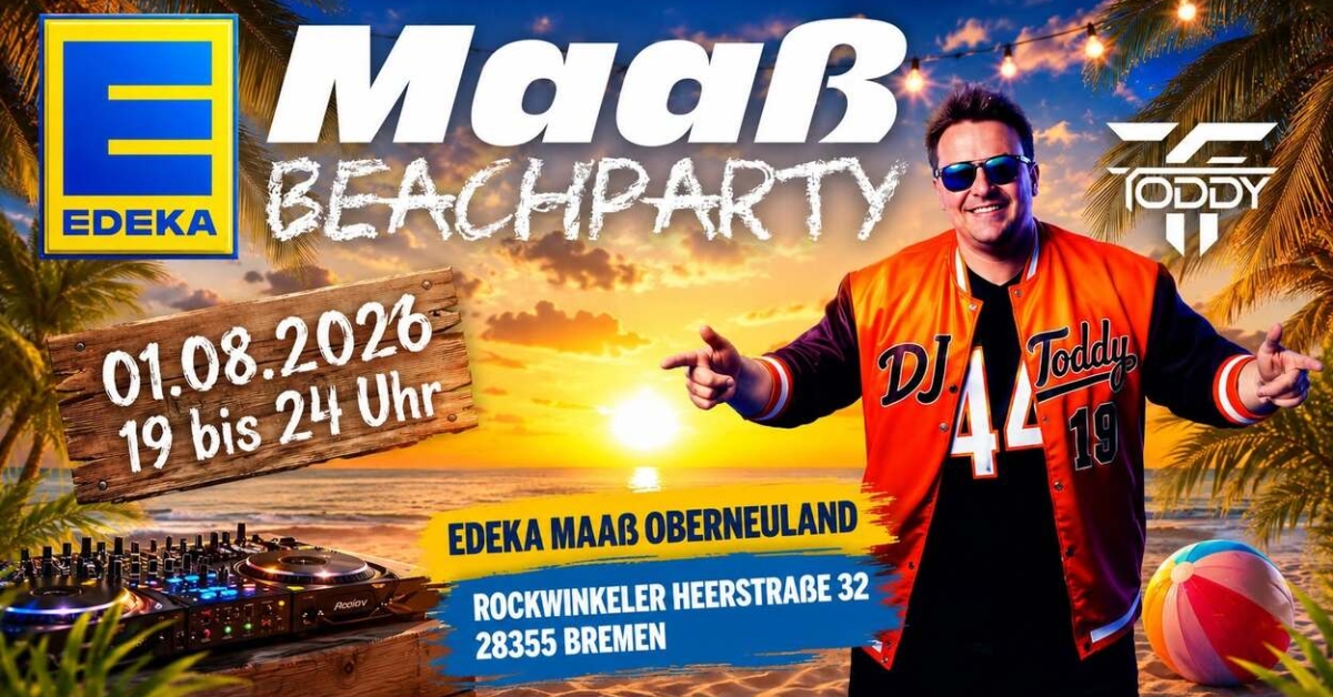EDEKA Maaß Beachparty