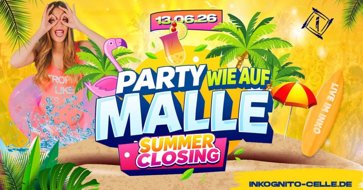 PARTY WIE AUF MALLE - SUMMER CLOSING 