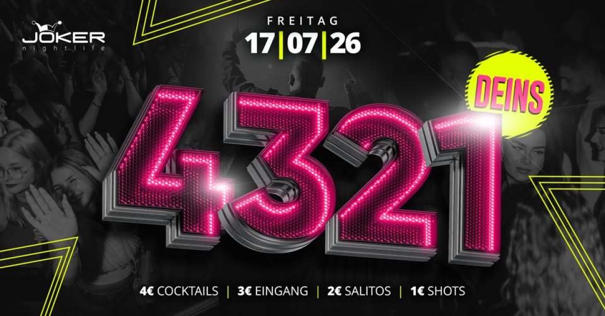 4, 3, 2, 1 DEINS!