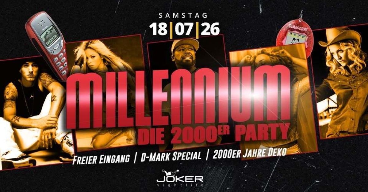 Millennium - 2000er Jahre Party