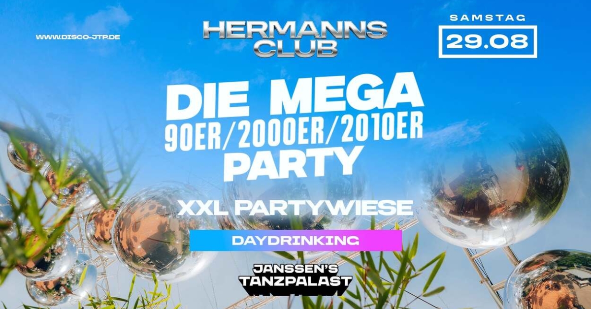 DIE MEGA 90er 2000er 2010er OPEN AIR - DAYDRINKING PARTY 