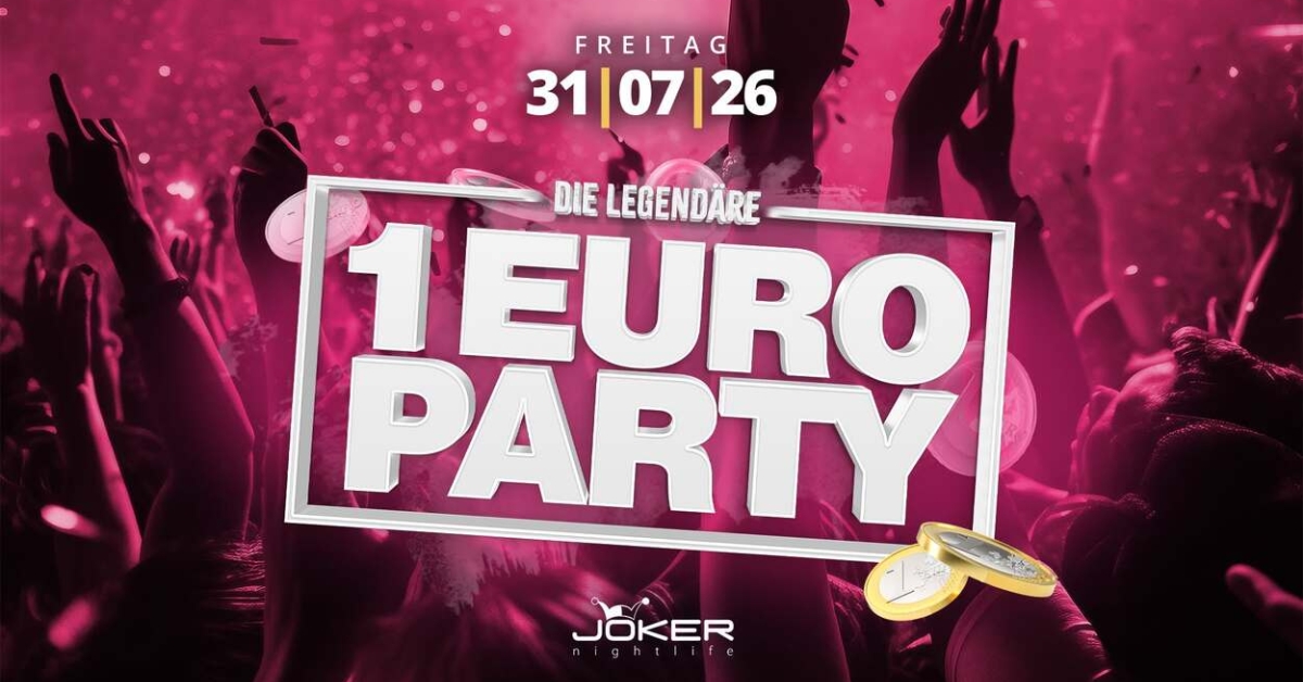Die legendäre 1€ Party