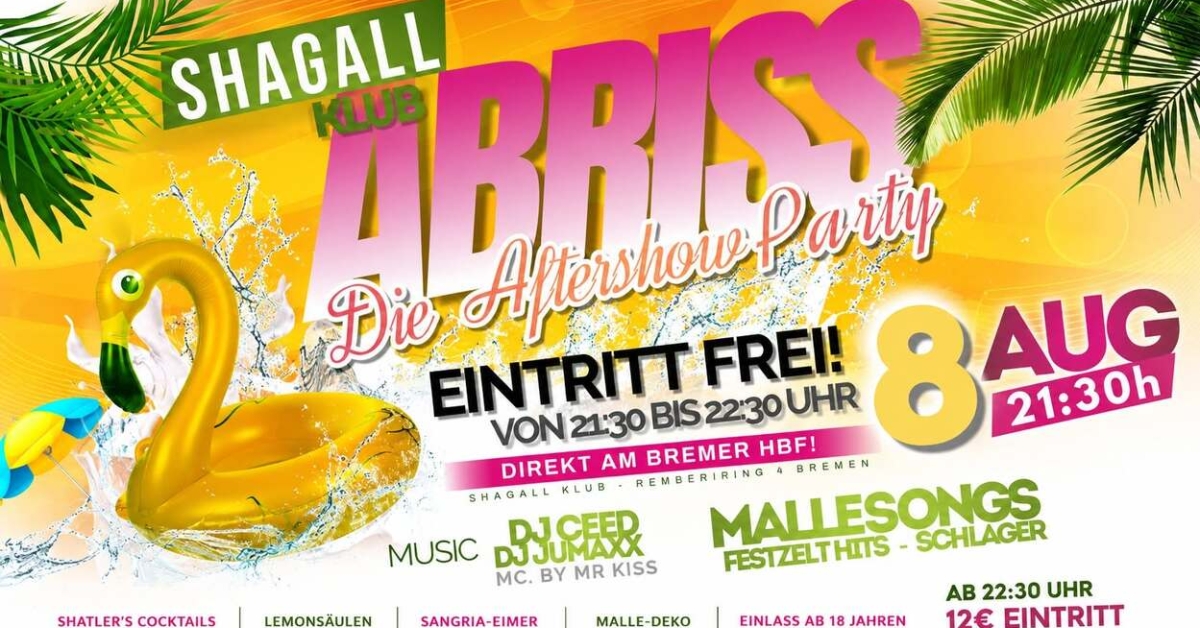 ABRISS! - Die Aftershow Party