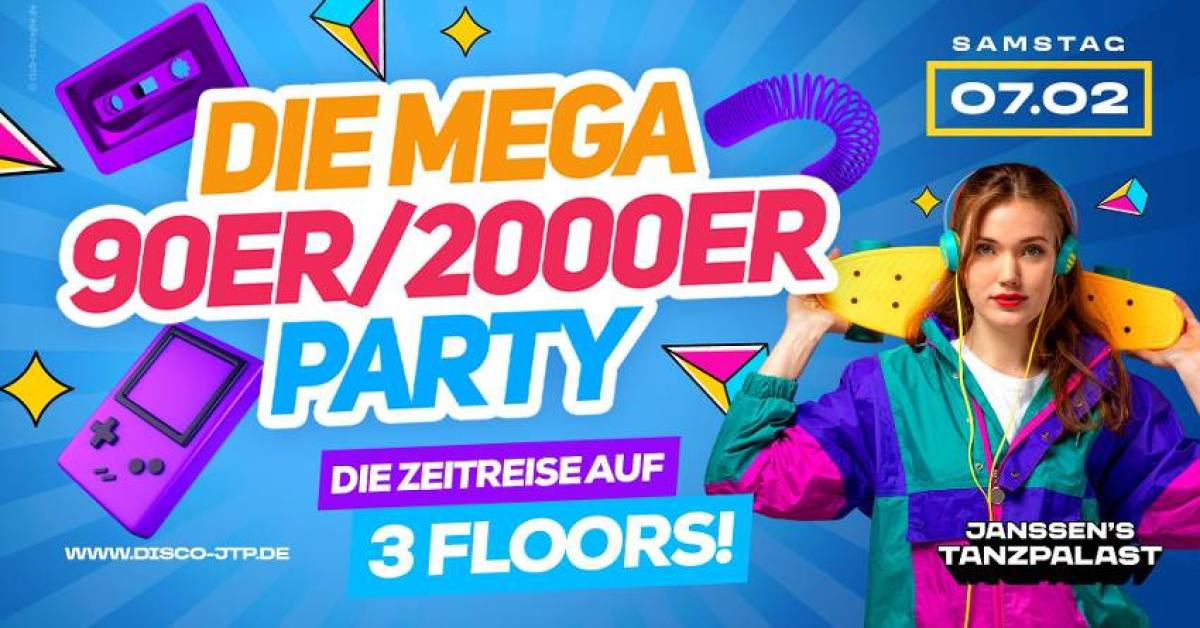 DIE MEGA 90er / 2000er PARTY