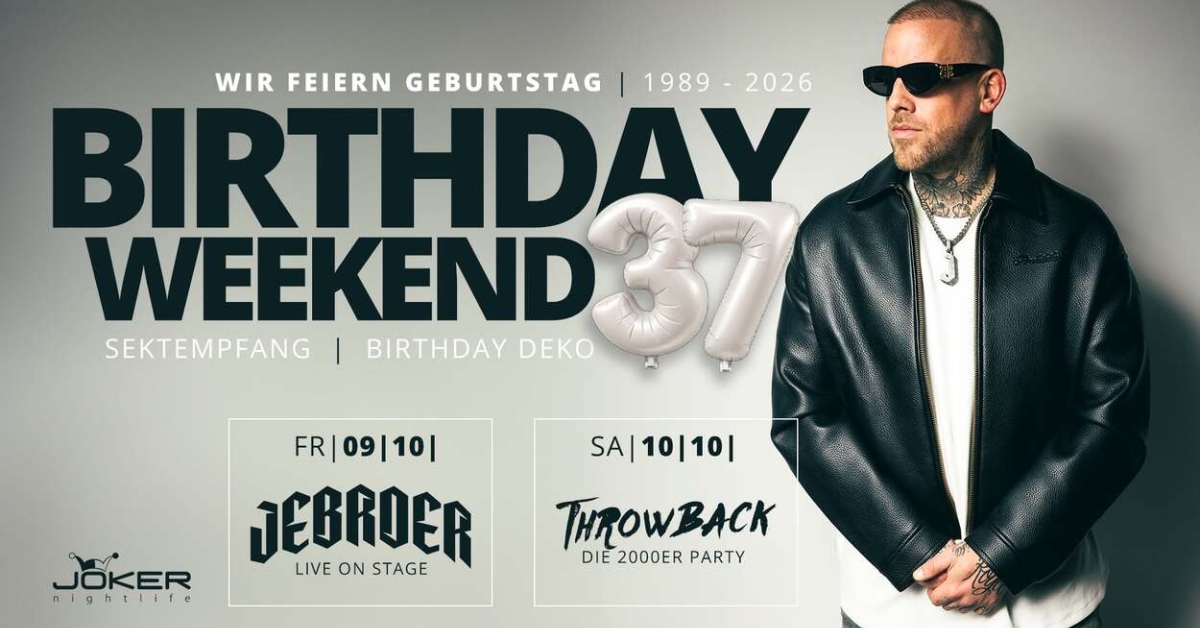 37 Jahre Joker / JEBROER live