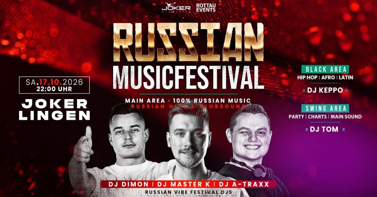 RUSSIAN MUSIC FESTIVAL ✘ JOKER LINGEN