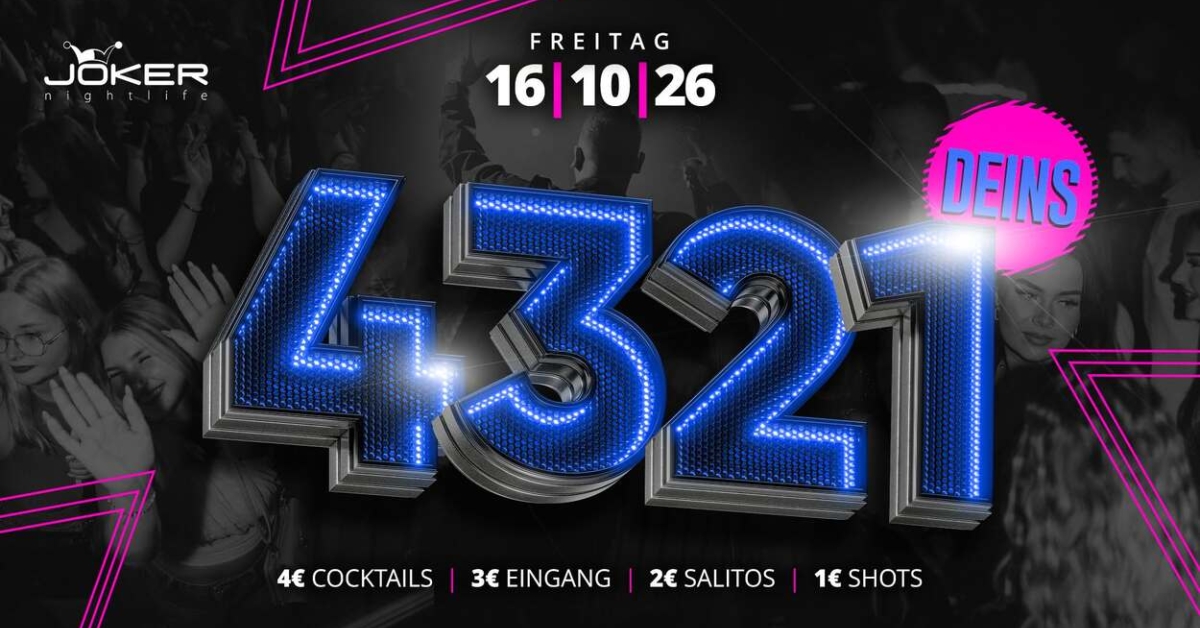 4, 3, 2, 1 DEINS!