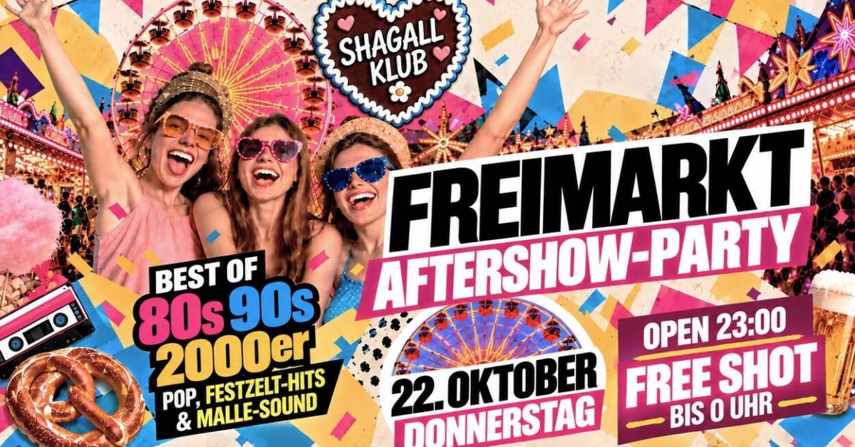 FREIMARKT AFTERSHOW-PARTY 