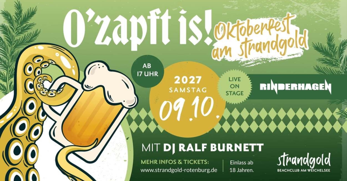 O' zapft is! Oktoberfest