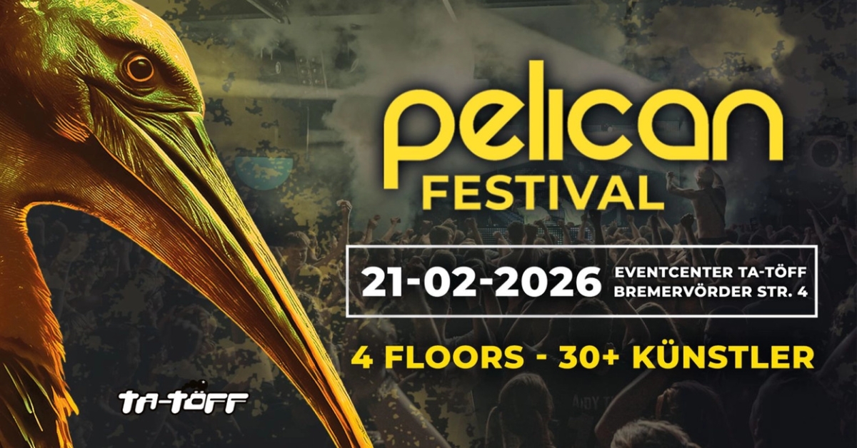 PELICAN FESTIVAL 4 Floors / 30 DJs