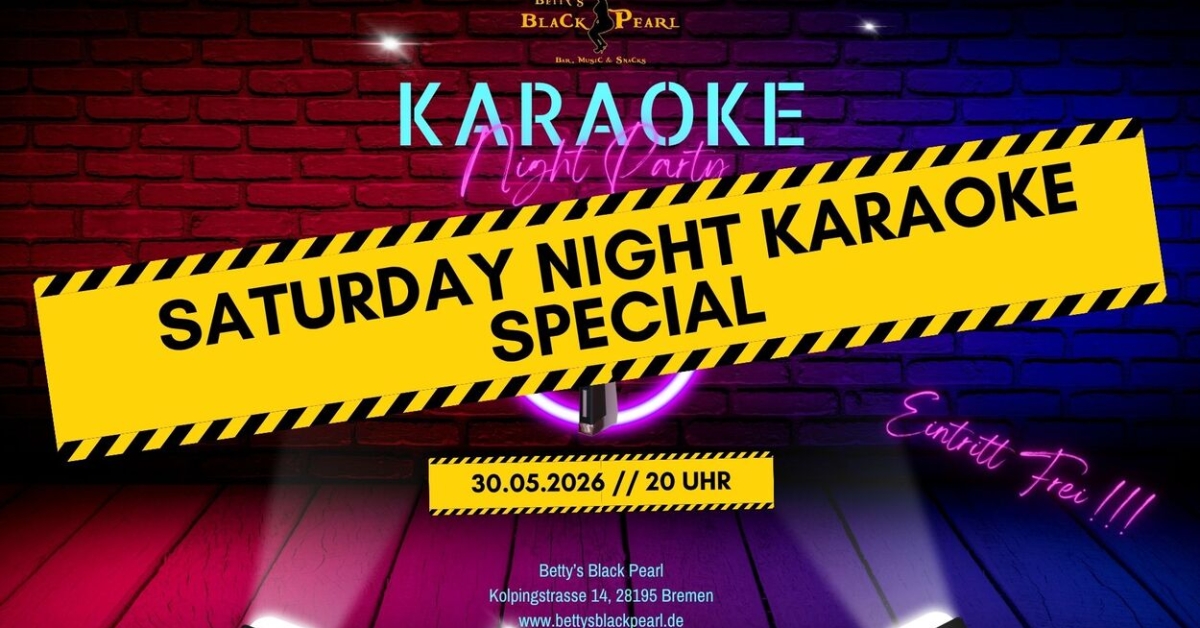 Saturday Night Karaoke Special 