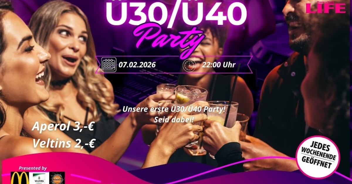 Ü30/Ü40 PARTY